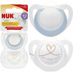 Nuk Nyugtató Cumi Szilikon 0-2m Star 2db Tok (10175283)