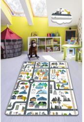 Chilai Home Covor de Copii Oras 4 Anotimpuri, Multicolor (diverse dimensiuni) (876CHL1381) Covor