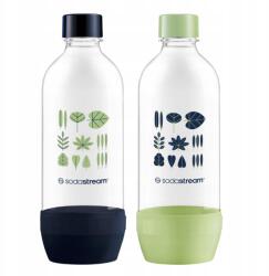 SodaStream Jet kulacs szett SodaStream szaturátorhoz zöld és sötétkék 2 db (JET 2x1l Green/Navy)