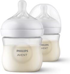 Philips Natural Response cumisüveg 2 db műanyag cumisüveg, 125 ml, 0 hónapos kortól (SCY900/02)