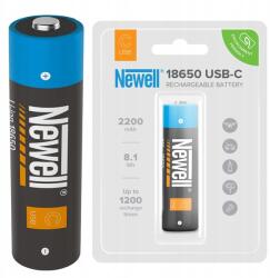 Newell Akkumulátor 18650 beépített Usb-c Newell 2200mAh Premium (NL3472)