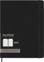 Moleskine heti naptár Pro XL, keményfedeles, 12M, fekete 2027 (8056999279486)
