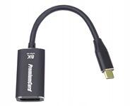 PremiumCord Usb-c DisplayPort DP1.4 átalakító 8K@60Hz és 4k@120Hz felbontással (ku31dp10)