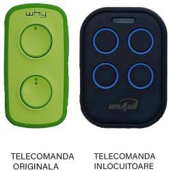 WHY Evo Telecomanda porti/garaj WHY Evo MINI RF 286-868MHz copiaza cod fix si cod saritor (394) (WHY Evo MINI)