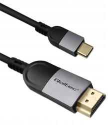 Qoltec 2 db Usb-c Hdmi Adapter Kábel, nagy sebességű, 4K 60Hz, 32AWG, 2m (50438)