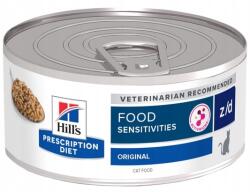 Hill's Prescription Diet z/d Feline 156g Macskaeledel Allergiára (2407)