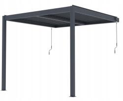 G21 Trenton Premium 3x3 m bioklimatikus pergola, antracit alumínium (BP-G21-3x3x2,6-ALU) - allegro
