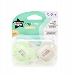 Tommee Tippee 2 db-os cumi szett 0-6m Anytime zöld (43335464)