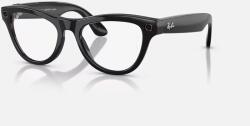 Ray-Ban Ochelari smart Ray-Ban Meta Skyler Gen 1, Shiny Black, Transitions Clear/Amethyst (RW4010 601/CH 52)