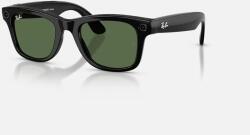 Ray-Ban Ochelari inteligenți Ray-Ban Meta Wayfarer Gen 2, Shiny Black, lentile G-15 Green, 50-22 (RW4012 601/71 50-22)