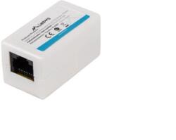 Lanberg Cuplaj inline RJ45 Lanberg Cat. 5e, mamă-mamă, U/UTP, alb (AD-RJ45-RJ45-OU5)