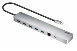 ATEN Docking station ATEN UH3240 11-în-1, USB-C, dual HDMI, 8K, Gigabit LAN, USB PD 100W (UH3240-AT)