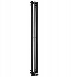 SAPHO Pilon radiátor 196x1800 mm 3 akasztós matt fekete IZ128T (8590913986826)