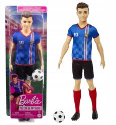 Mattel Barbie Focista Ken Játékbaba Labdával Foci Mezben HCN15 (HCN15)