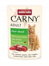 Animonda Carny Exotic macskaeledel tasak 85g - Marhahús strucc (4017721830805)