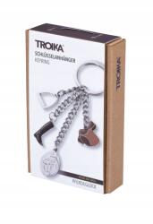  Kulcstartó, medál "Ló", ló, 4 medál, Troika (KR13-17/CH)
