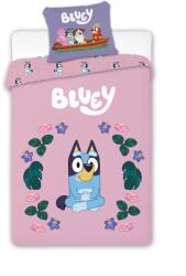 Bluey Blossom gyerek, ovis ágyneműhuzat 100×135cm, 40×60 cm (BRM022805) - sziporkashop