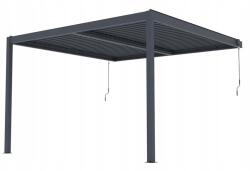 G21 Trenton Premium 4x4 m bioklimatikus pergola, antracit alumínium (BP-G21-4x4x2,6-ALU) - allegro