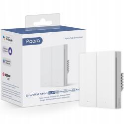 Aqara H1 Eu WS-EUK04 fali kapcsoló nullavezetékkel, 2 gombbal, (DNXGGHPQJRMMOM)