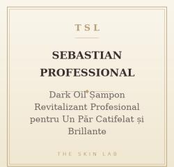 Sebastian Professional Dark Oil Șampon Revitalizant Profesional pentru Un Păr Catifelat și Brillante