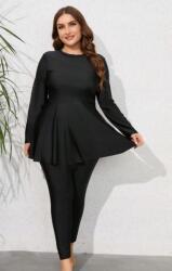 Shein Fürdőruha Fekete Plus Size 48 Vźh