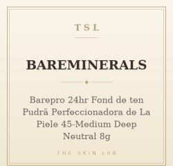 Bareminerals Barepro 24hr Fond de ten Pudră Perfeccionadora de La Piele 45-Medium Deep Neutral 8g