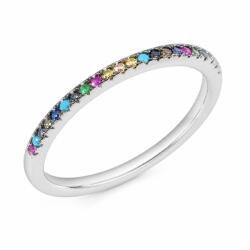 Flippy Inel Argint 925 cu Minizirconii Colorate, Marime 56, 1.1 g (06747)