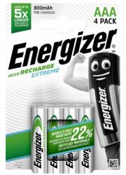 Energizer Akkumulátorok Energizer R03/AAA Ni-MH 800mAh Extreme 4 darab (7638900416879)