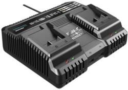 SolPlant Incarcator rapid dublu pentru acumulatori, 2x4.5 Ah, 18V, SAS+ALL, Dedra