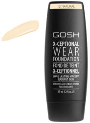 GOSH X-Ceptional Wear Foundation Long Lasting Makeup 12 Natural 35ml