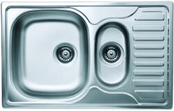 Livinox OBERON 174 karcálló szövetmintás rozsdamentes acél mosogató, 780 x 490 mm