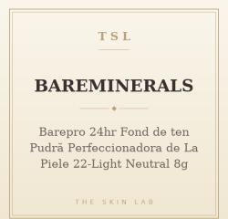 Bareminerals Barepro 24hr Fond de ten Pudră Perfeccionadora de La Piele 22-Light Neutral 8g