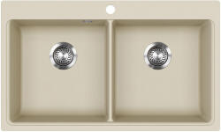 Evido QUADRO 9 gránit mosogató, 860 x 510 mm, bézs