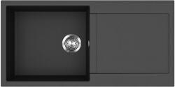 Evido CUBO XL 6 S gránit mosogató, 1000 x 500 mm, antracit