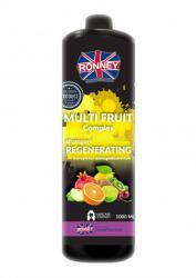 RONNEY Șampon Multi Fruit (pentru păr deteriorat și uscat) 1000ml REGENERANT
