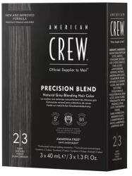 American Crew PRECISION BLEND Vopsea de păr 3*40ml Dark 2/3
