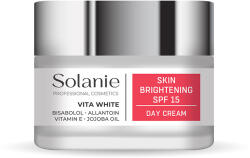 Solanie Vita White cremă de zi pentru estomparea petelor pigmentare pe bază de piele, cu efect de albire, SPF15, 50 ml (SO11902)