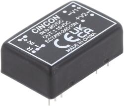 Cincon Convertor DC/DC 10W 9-36V la 15V 333mA DIP24 (EC7AW-24D15N)