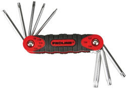 PROLINE SET CHEI NEGATIVE CR-VA TORX CU MANER T9-T40 - 8P (48388) Cheie imbus