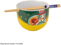 Cinereplicas KPop Demon Hunters - Bol Ramen cu Betisoare Zoey Hamburger (4895205625952) Figurina