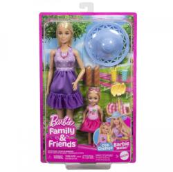 Mattel Set Papusa Barbie Family & Friends - Barbie Malibu si Chelsea Picnic (0194735258642)