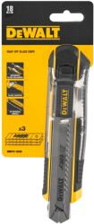 DEWALT Cutter 18 mm cu slider auto-blocant DeWALT DWHT0-10249, reincarcare automata a lamei, depozitare pentru 6 lame, include 3 lame Carbide cu durata de viata de 10 ori mai lunga (DWHT0-10249)