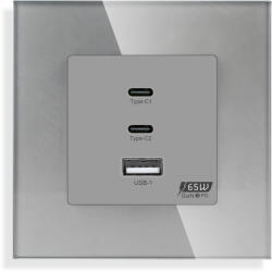 Tosyco Modul încărcător 1 x USB 1.1 A cu indicator LED [CLONE] [CLONE] [CLONE] [CLONE] (TOS-C-GAN65W-Y)