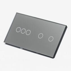 Tosyco Întrerupător simplu cu touch (tactil) din sticlă [CLONE] [CLONE] [CLONE] (TOS-C3G2G-Y)