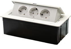 Tosyco Priză Schuko simplă cu ramă din sticlă [CLONE] [CLONE] (TOS-IGZ-517-W)