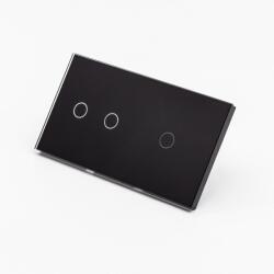 Tosyco Întrerupător simplu cu touch (tactil) din sticlă [CLONE] (TOS-C2G1G-B)