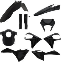 Acerbis Full Pastic Kit Gasgas Ec/ec-f 24/26 - Black