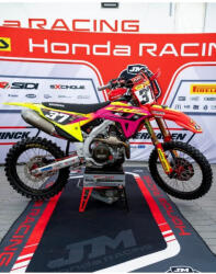 Acerbis idomszett - HONDA CRF450 21/24 + CRF250 22/24 - piros/sárga/rózsaszín