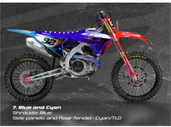 Acerbis idomszett - HONDA CRF450 21/24 + CRF250 22/24 - piros/kék