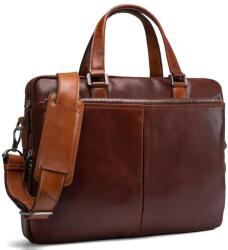 Valmio Assets valódi bőrtáska - barna (VM-422-1-23-BROWN)